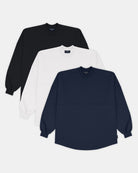 Black, White, & Deep Indigo 3 - Pack, Core Essential Spirit Jersey® 1