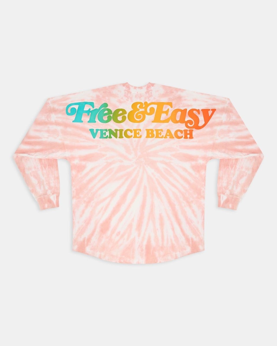 Free & Easy, Venice Beach Crystal Coral Tie Dye Classic Spirit Jersey®