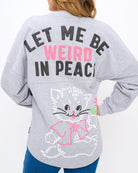 Let Me Be Weird In Peace Heather Grey Spirit Jersey® 4