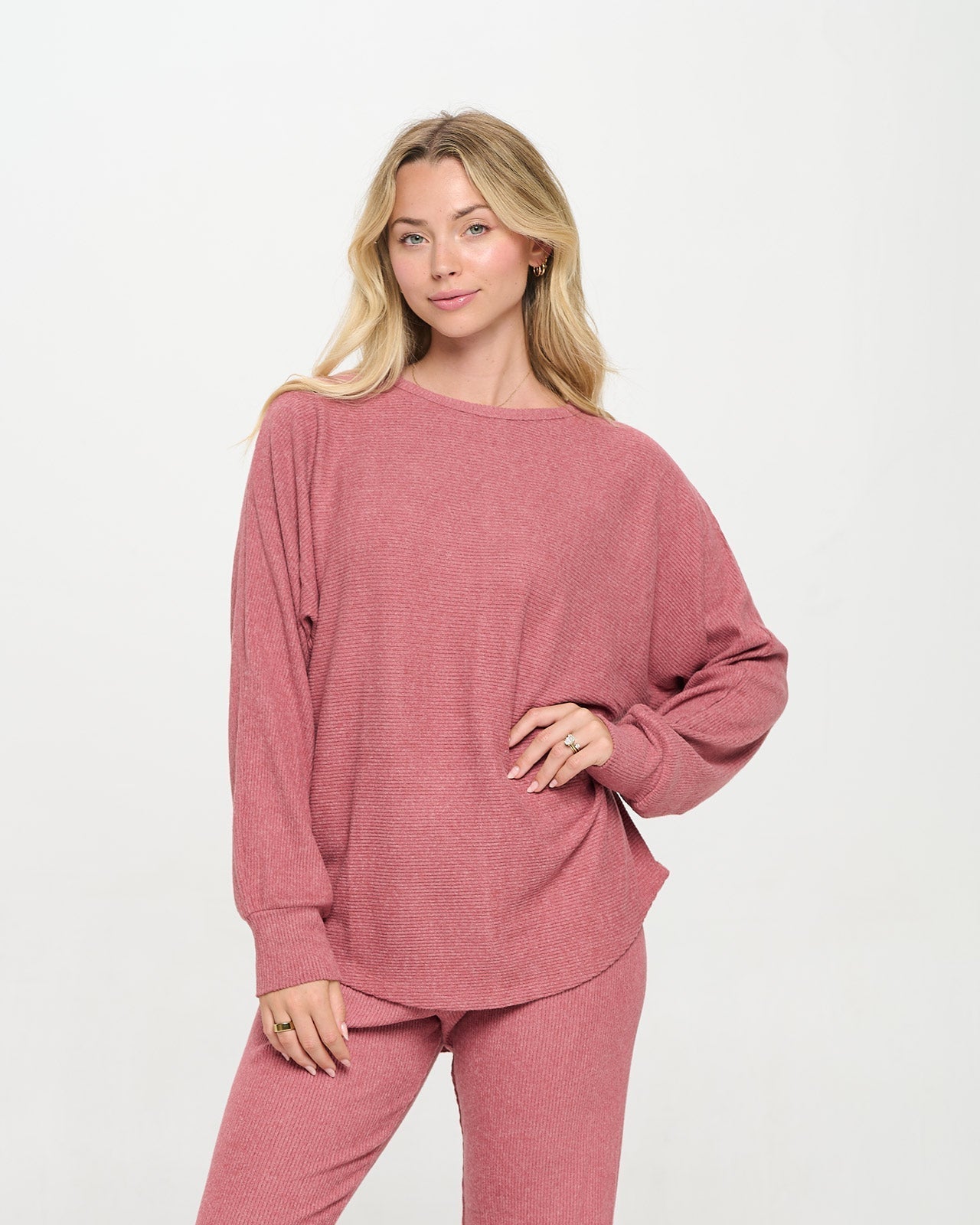 Luxe Brushed Dolman Set 1