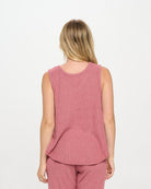 Luxe Brushed Rib Swing Tank 2 Brick