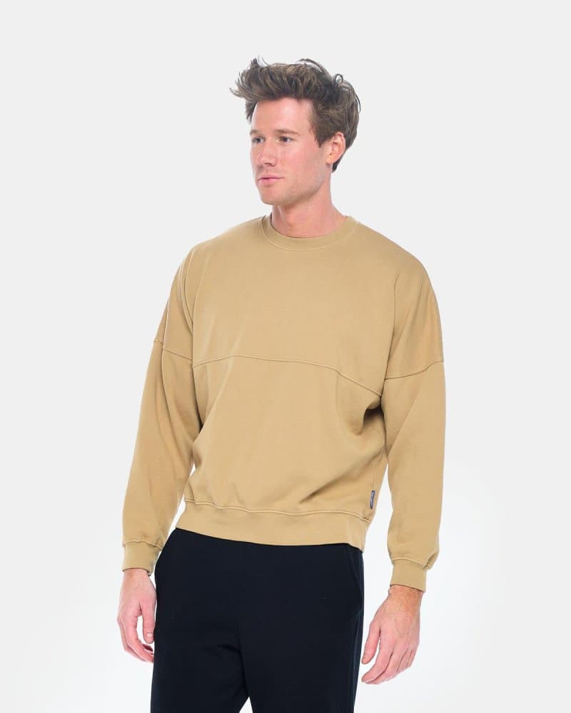 Banded Crew Neck Fleece Core Lounge Sweatshirt | Spirit Jersey