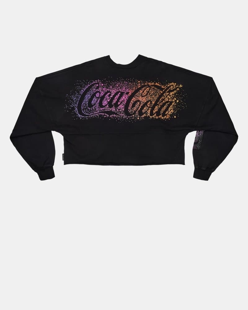 Pink coca cola discount sweatshirt