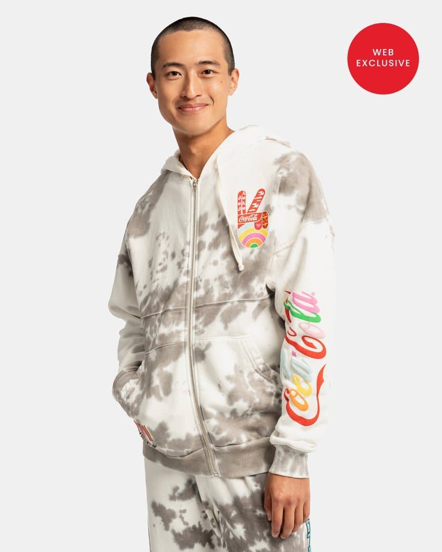 Coca cola 2024 hoodie white