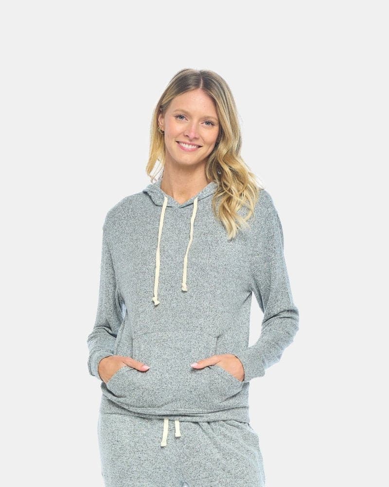 Women s Brushed Raglan Lounge Pullover Hoodie